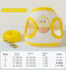 Sandwich, breathable chest strap, suitable for all seasons, be careful of pets when going out