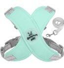 New breathable pet chest harness vest style reflective dog leash pet leash