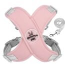 New breathable pet chest harness vest style reflective dog leash pet leash