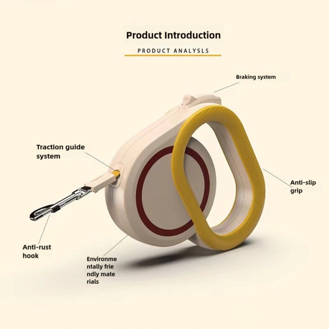 Automatic extension and contraction of traction rope