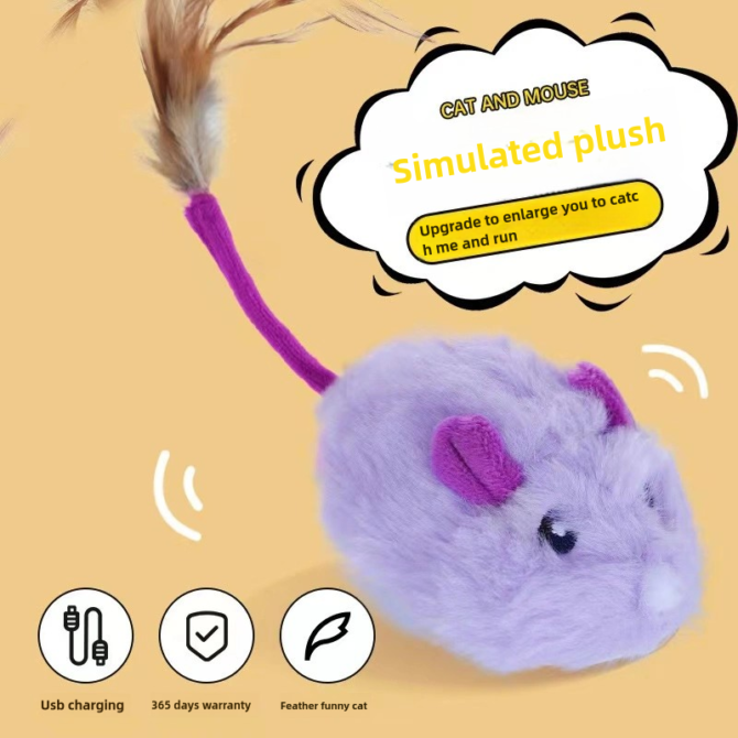 Cat toys for self entertainment, intelligent electric and cat products with automatic cat teasing function