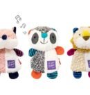 Ring Paper Series Small Dog Toy Fox Raccoon Lion Sound Toy