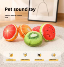 Pet paper toys, dog toys, pet voice plush toys, fruit chips, poker, bite resistant and grinding supplies