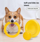 Pet toy ball, dog floating frisbee, bite resistant and grinding resistant pet ball