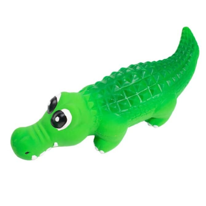 Latex sound crocodile, sound dog toy