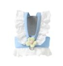 Cat traction rope JK small flower adjustable anti slip chest harness pet clothes