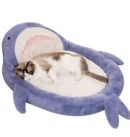 2024 new cute great white shark shaped pet bed for autumn and winter
