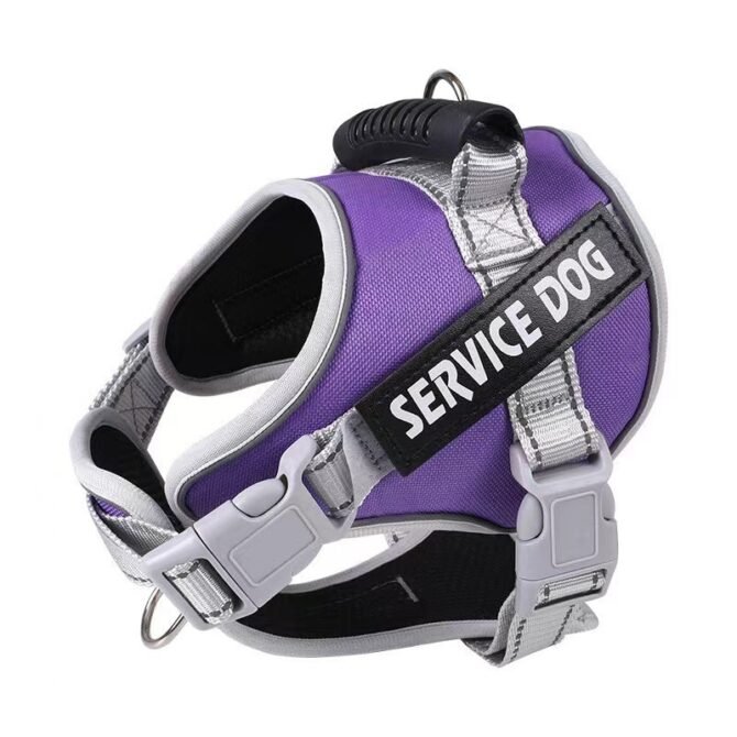 Explosion proof neck collar, large dog traction, P-rope vest style dog chest harness