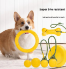 Pet toy ball, dog floating frisbee, bite resistant and grinding resistant pet ball