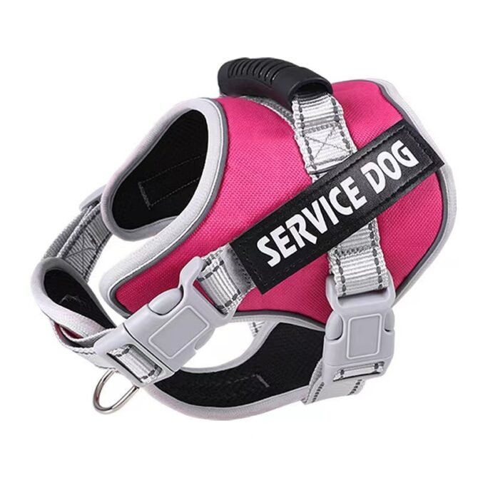 Explosion proof neck collar, large dog traction, P-rope vest style dog chest harness
