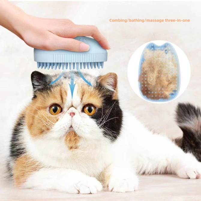Pet spray comb cleaning massage to float brush comb