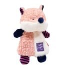 Ring Paper Series Small Dog Toy Fox Raccoon Lion Sound Toy
