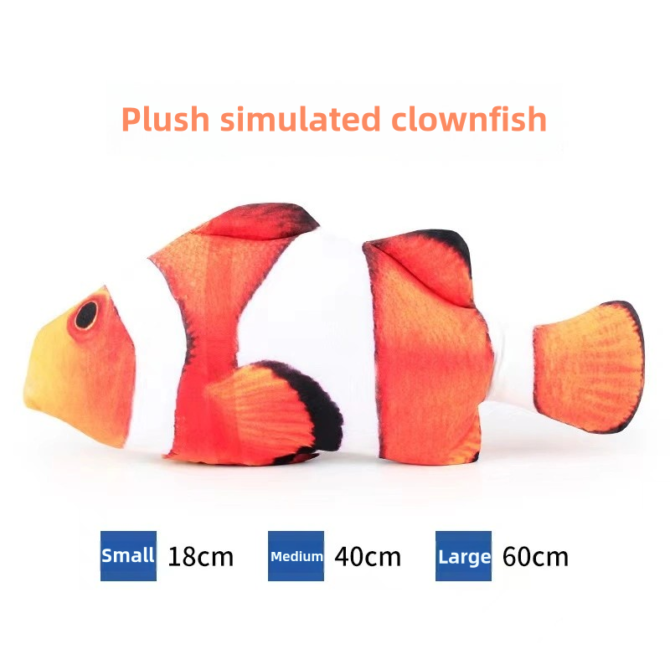 Plush simulation fish with cat, mint cat toy, crucian carp, autumn knife fish, carp, playful cat toy
