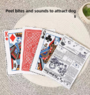 Pet paper toys, dog toys, pet voice plush toys, fruit chips, poker, bite resistant and grinding supplies