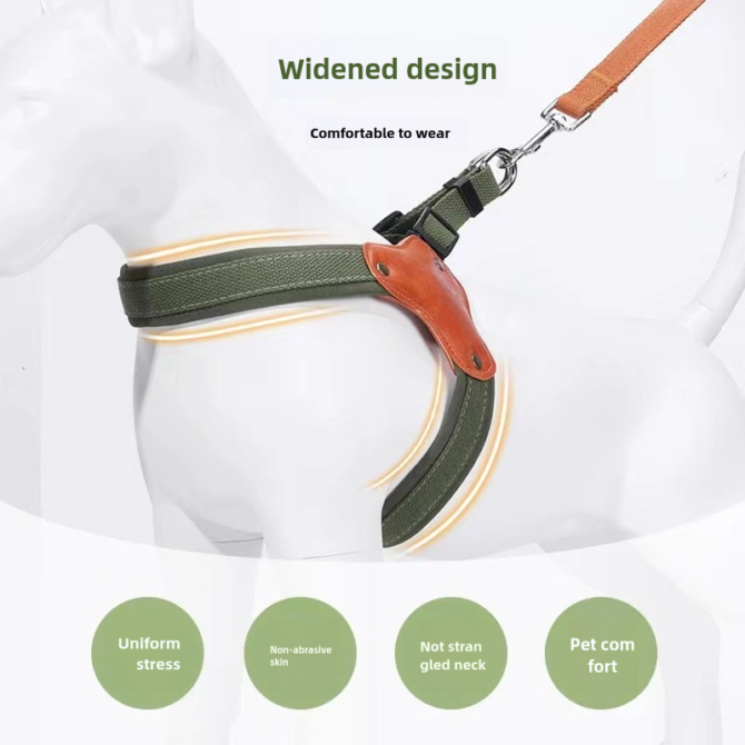 Dog leash anti slip dog walking leash adjustable dog chain saddle Y-shaped pet chest harness for large dogs