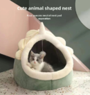 Semi closed package winter warm pet nest