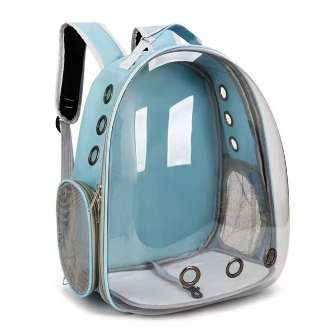 Transparent outdoor cat bag, portable for going out