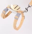Small pet supplies chest and back bee traction rope breathable