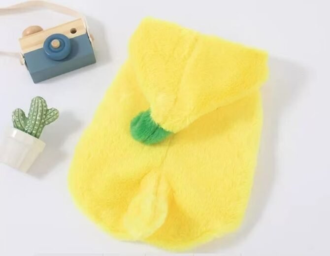 Cat and dog clothes for autumn and winter, warm and hooded pet cotton clothes