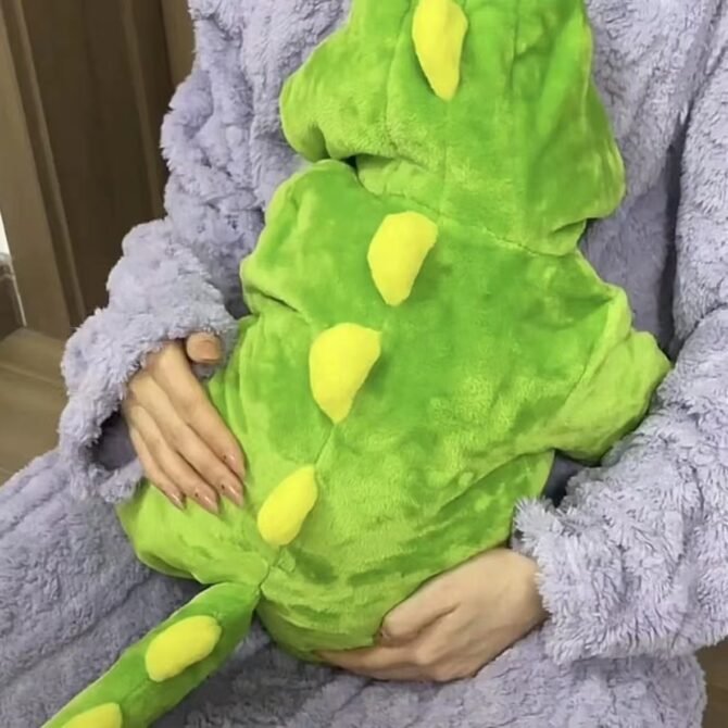 Cute Dinosaur Shaped Cat Clothes for Autumn and Winter Thickened Cute Transformation Dress