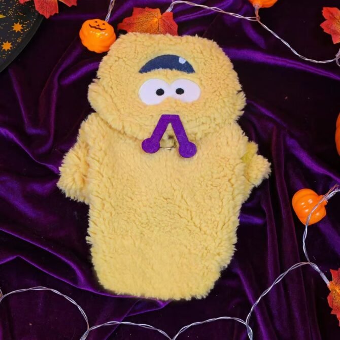 Halloween pet clothes, small dogs, autumn and winter dog hoodies